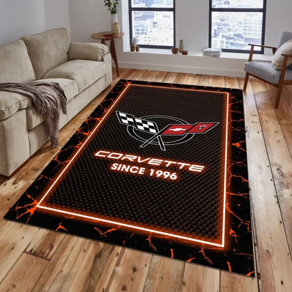 corvette c5 rug gift for corvette c5 lovers gift for him husband boyfriend car5202192516 orange 3qijm