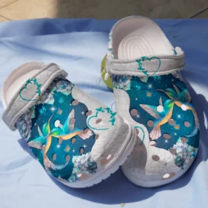 couple hummingbird in the flower world outdoor shoe birthday gift for women girl grandma mother daughter sister 9g3pw