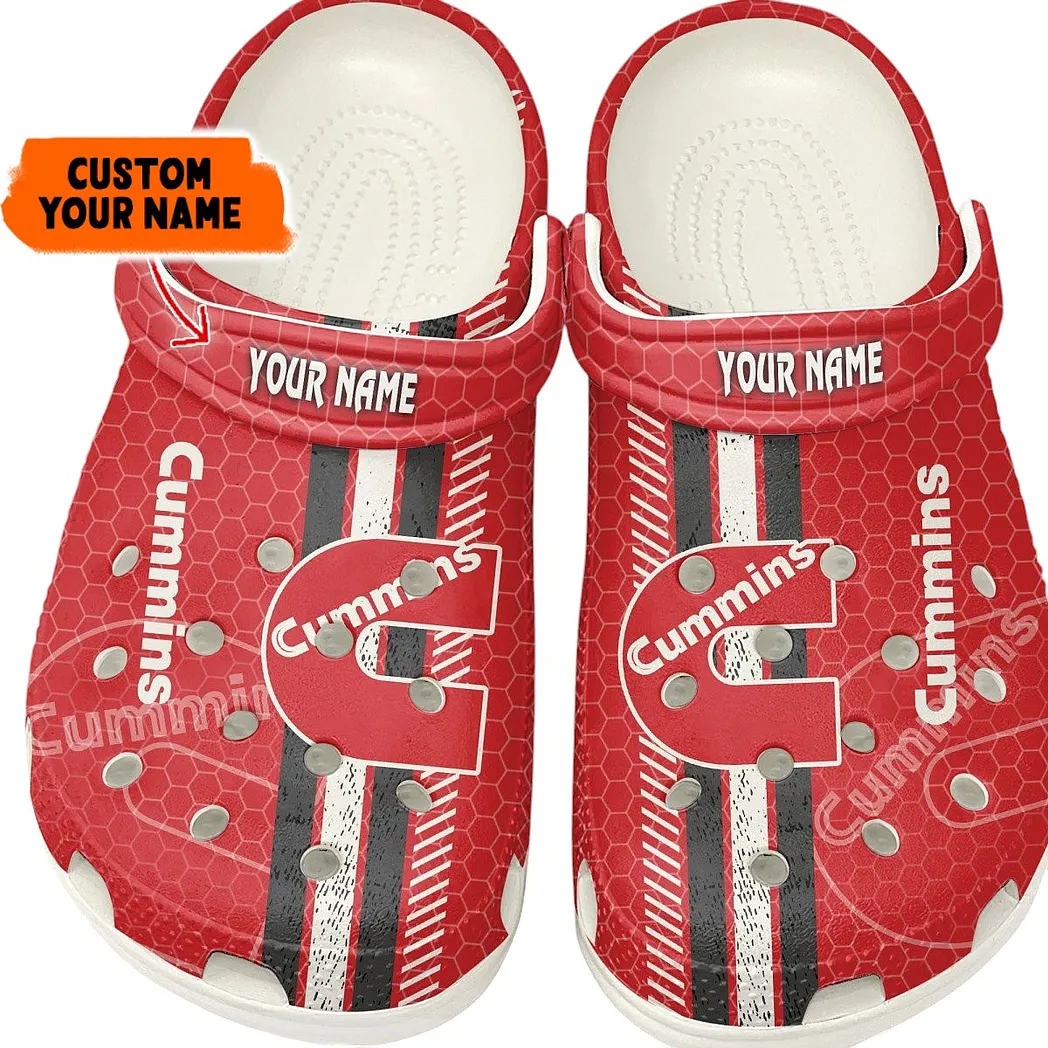 cummins crocs shoes gift for cummins lovers birthday gift for husband boyfriend car82022025580 white hoisa