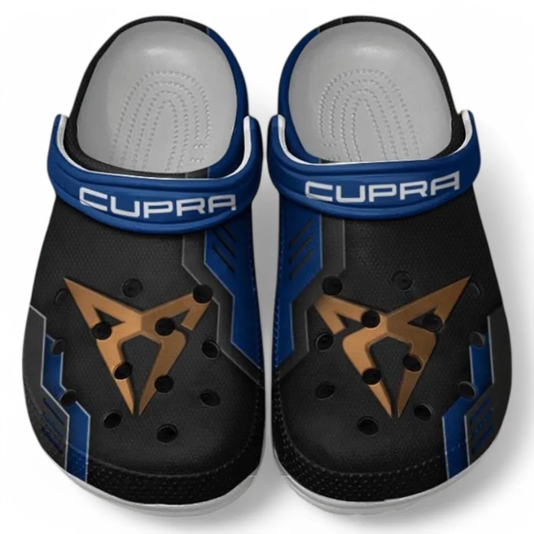 Cupra Crocs Clogs Männer Frauen, Geschenk für Cupra Fan CAR185031525274 - Blau