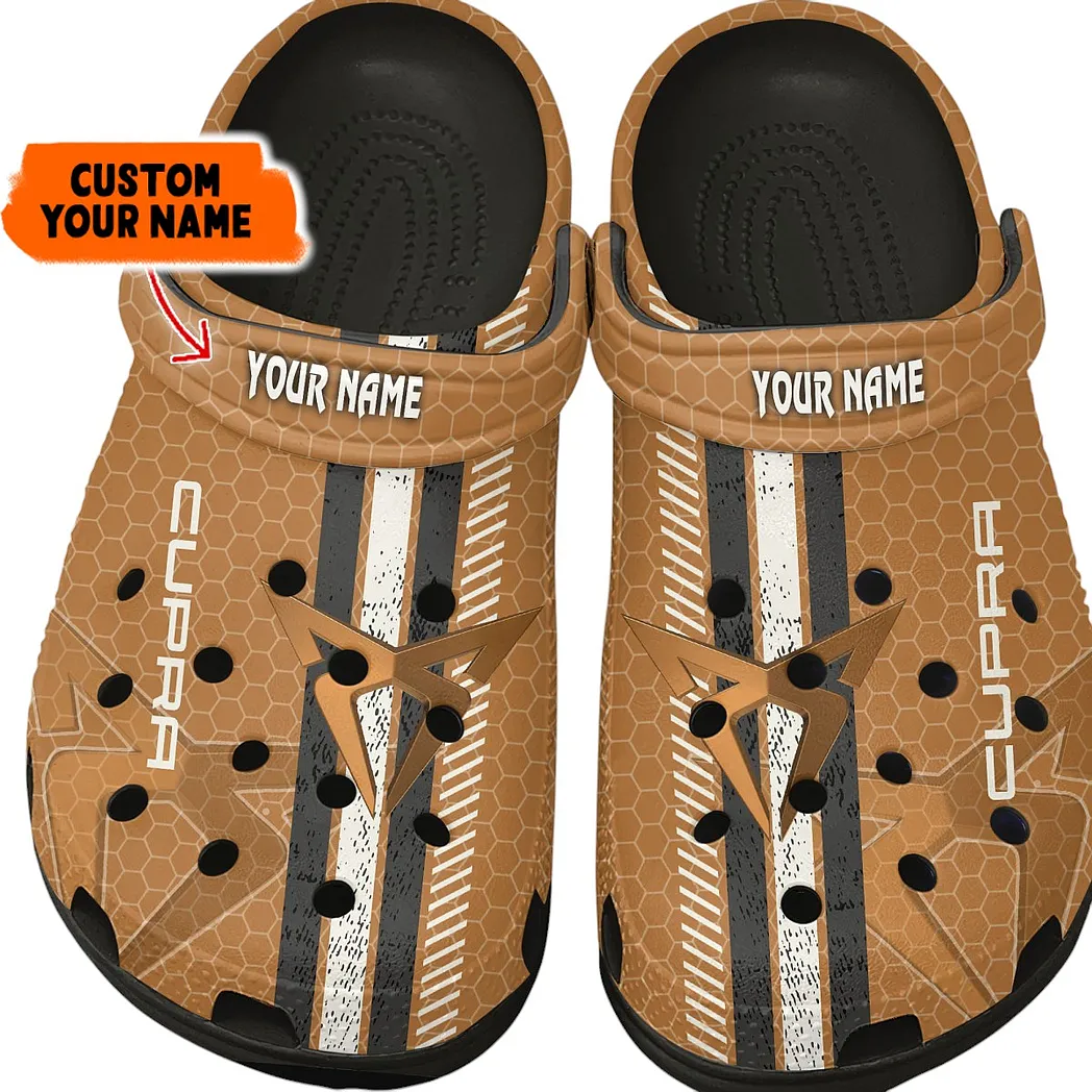 cupra crocs shoes gift for cupra lovers birthday gift for husband boyfriend car82022025581 black h8p9j