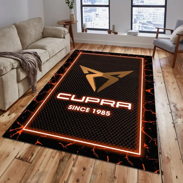 cupra rug gift for cupra lovers gift for him husband boyfriend car5202192518 orange