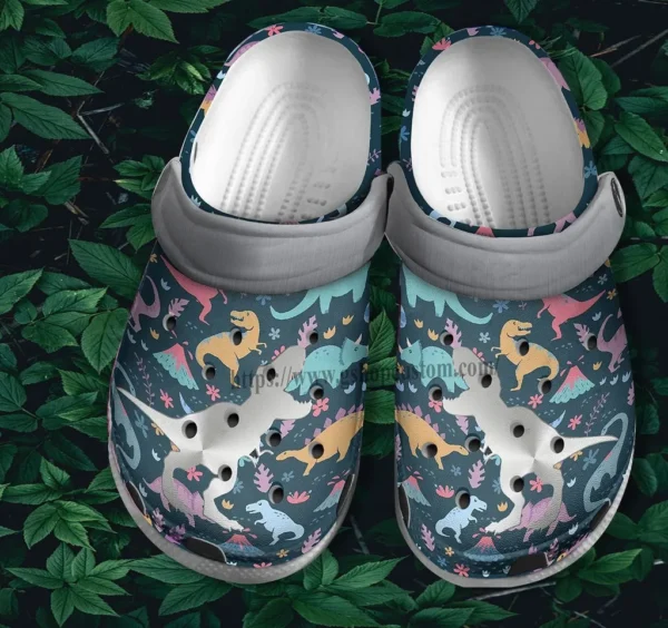 dinosaur crocs mlk9e