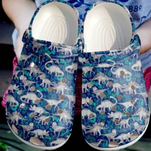 dinosaur personalize clog custom crocs fashionstyle comfortable for women men kid print 3d incredible dinosaurs owh75