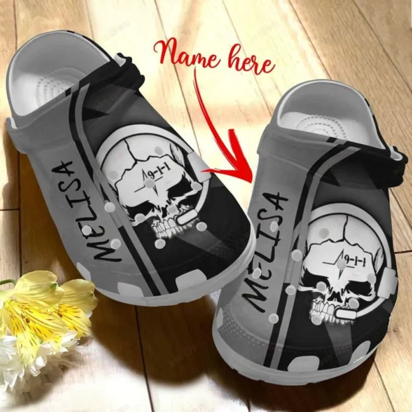 dispatcher personalized white sole 911 crocs personalized crocs classic clogs prjc6