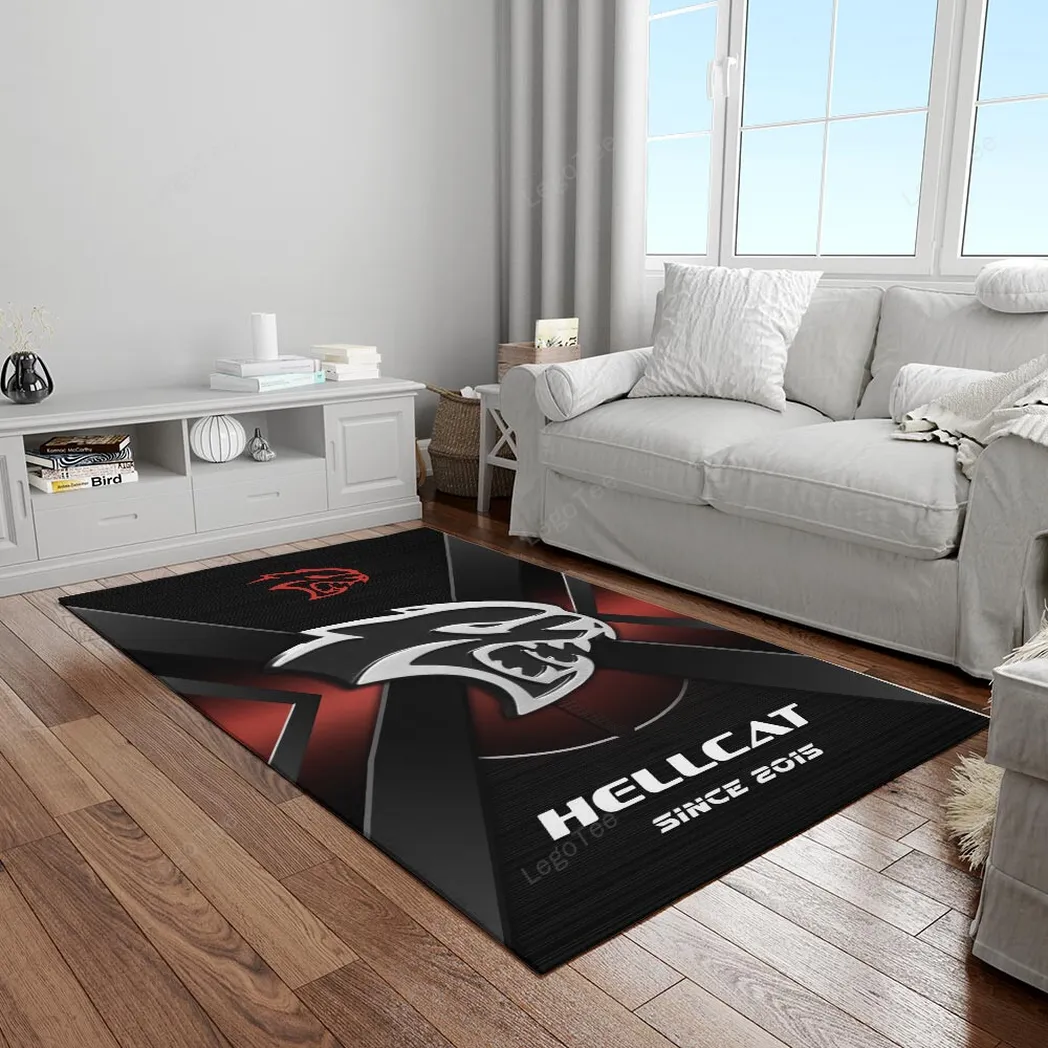 dodge challenger hellcat rug gift for dodge challenger hellcat lovers gift for him husband boyfriend car133021225613 jkbtm