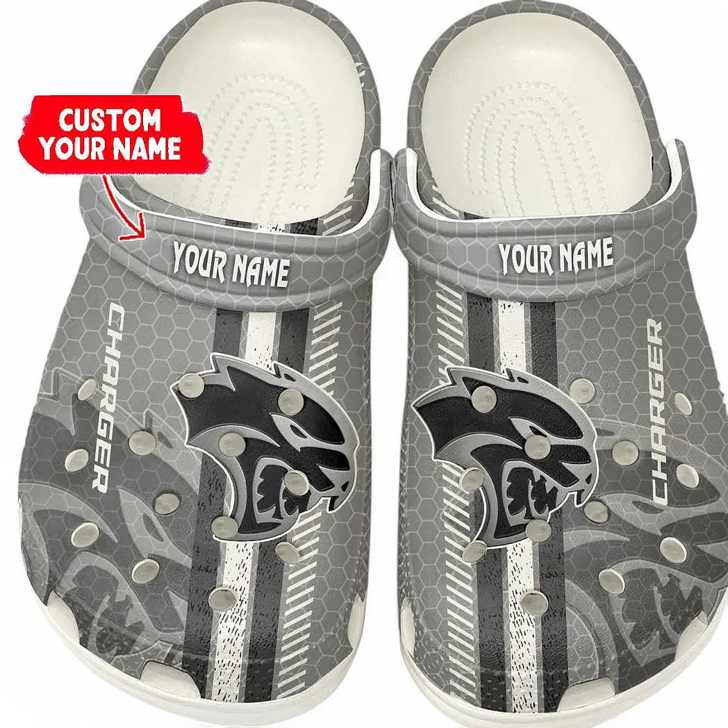 dodge charger crocs shoes gift for dodge charger lovers birthday gift for husband boyfriend car82022025585 white gs1vt