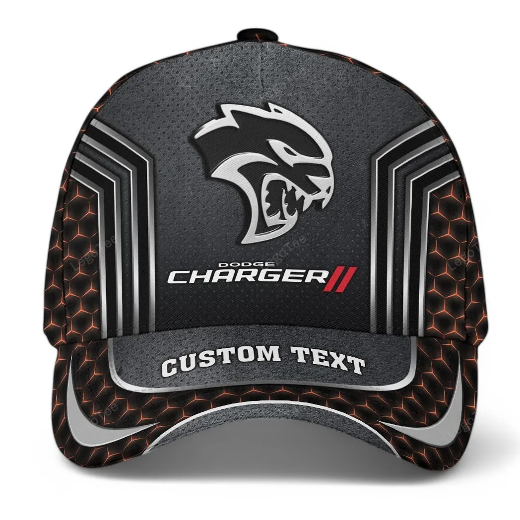 dodge charger kappe basecap mit allover druck fr dodge charger fans car99031025184 orange row6n