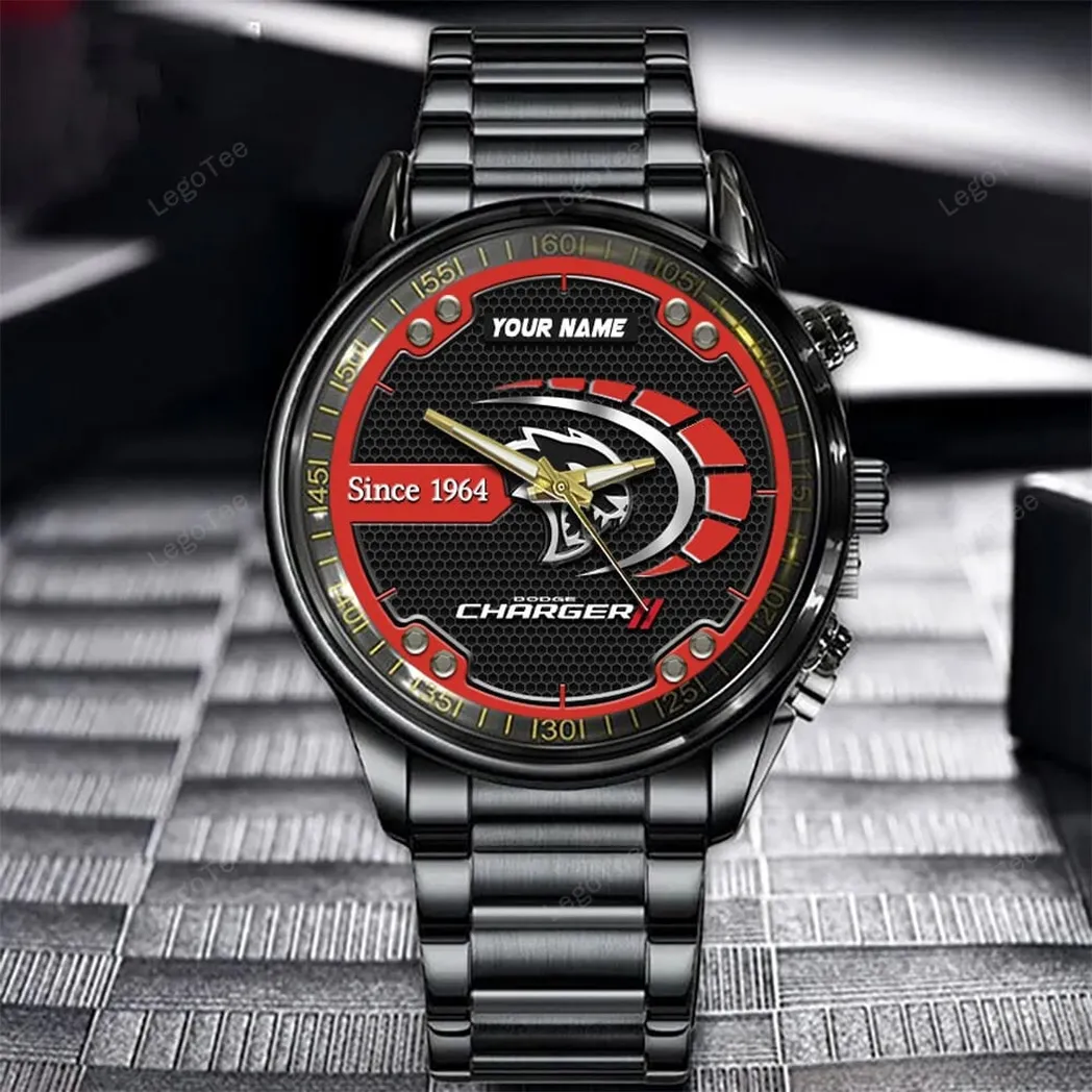 dodge charger uhren edelstahl uhr fr dodge charger fans geschenk fr papa car32803270250204 275jn