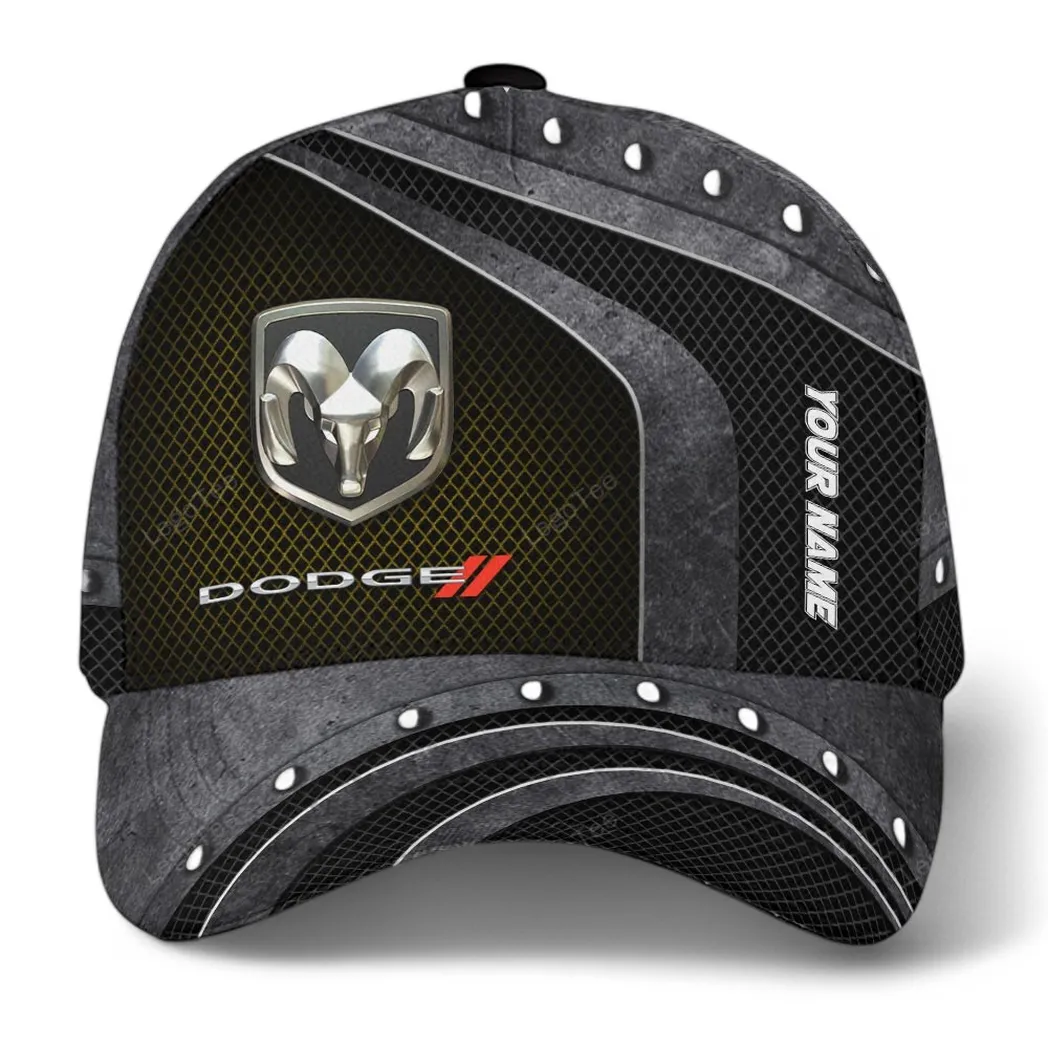 dodge kappe basecap mit allover druck fr dodge fans car99031025032 gelb