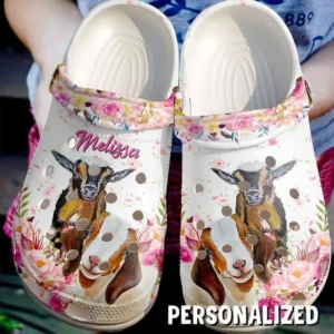 farmer personalized cute goats crocs classic clogs cdnou