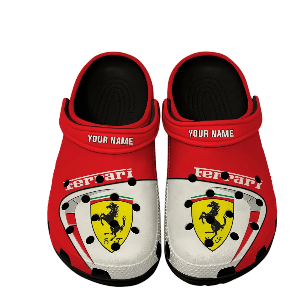ferrari crocs gift for ferrari lover gift for him husband boyfriend car16802262521 black jmki1