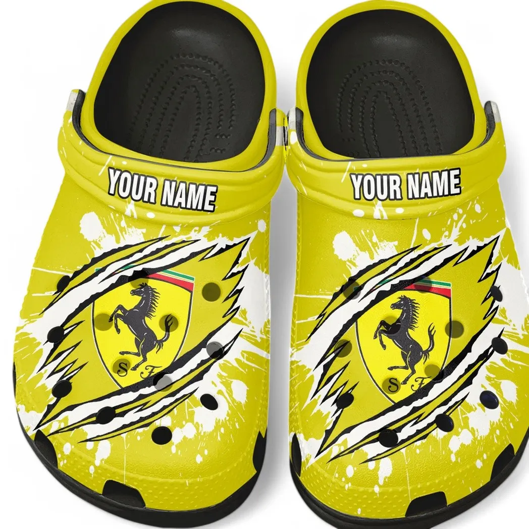 ferrari crocs gift for ferrari lovers gift for him husband boyfriend car5602192524 black 0uoj8