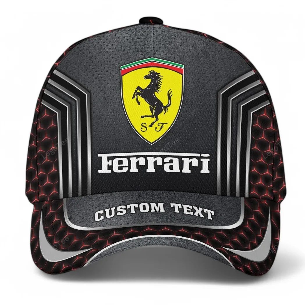 ferrari kappe basecap mit allover druck fr ferrari fans car99031025213 rot wuqcf