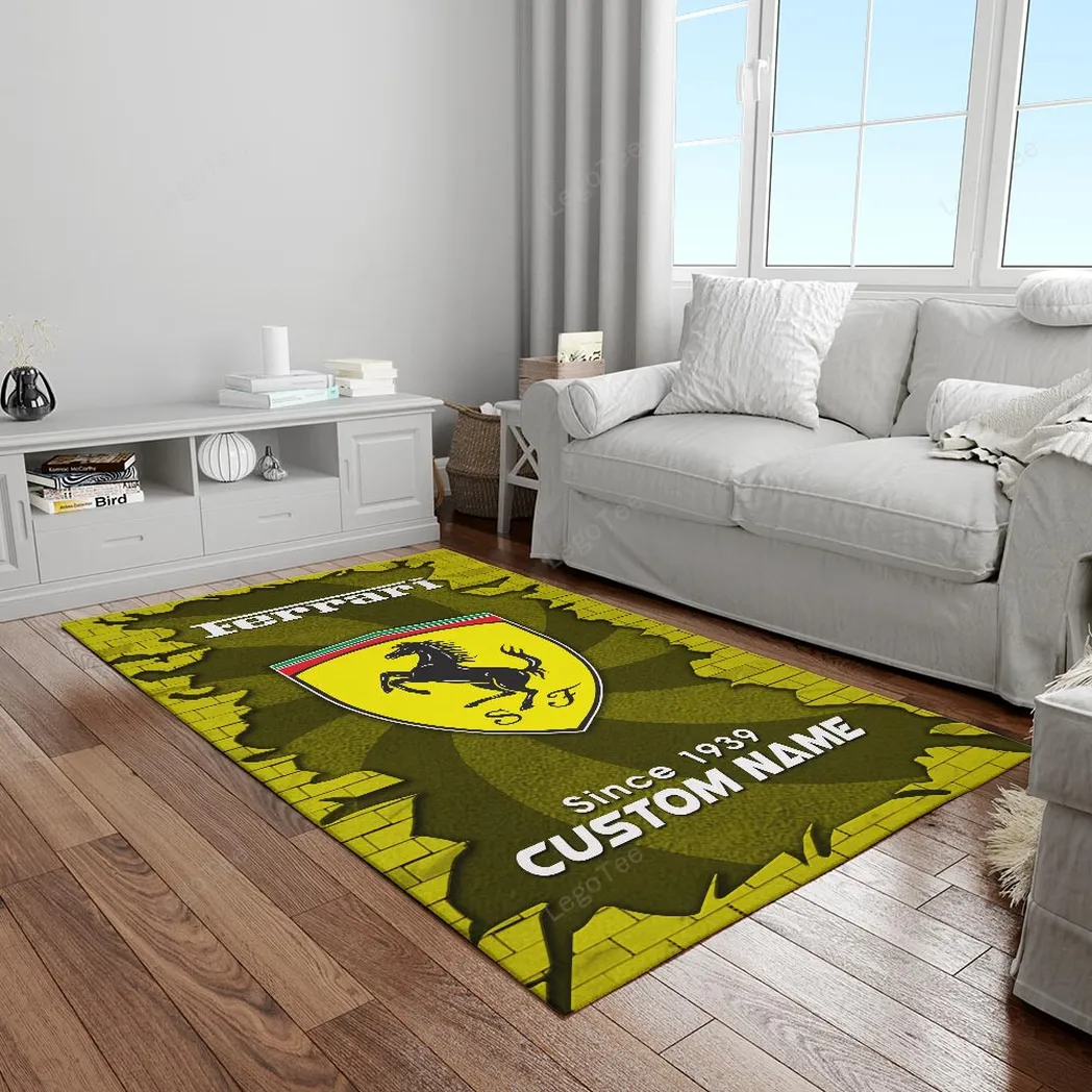 ferrari rug gift for ferrari lovers gift for him husband boyfriend car133021225666 ecwgc
