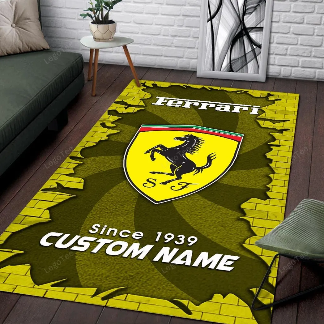 ferrari rug gift for ferrari lovers gift for him husband boyfriend car133021225666 sz8iu