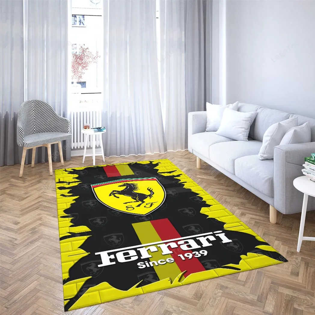 ferrari rug gift for ferrari lovers gift for him husband boyfriend car133021225768 kbsjf
