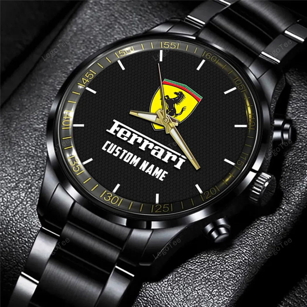 Ferrari Uhren Edelstahl Uhr für Ferrari Fans, Geschenk Für Papa CAR32803270250181 ferrari uhren edelstahl uhr fr ferrari fans geschenk fr papa car32803270250181 38cti
