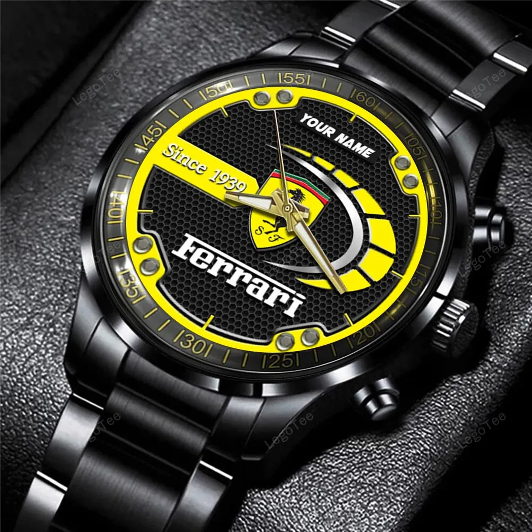 ferrari uhren edelstahl uhr fr ferrari fans geschenk fr papa car32803270250247 kdale