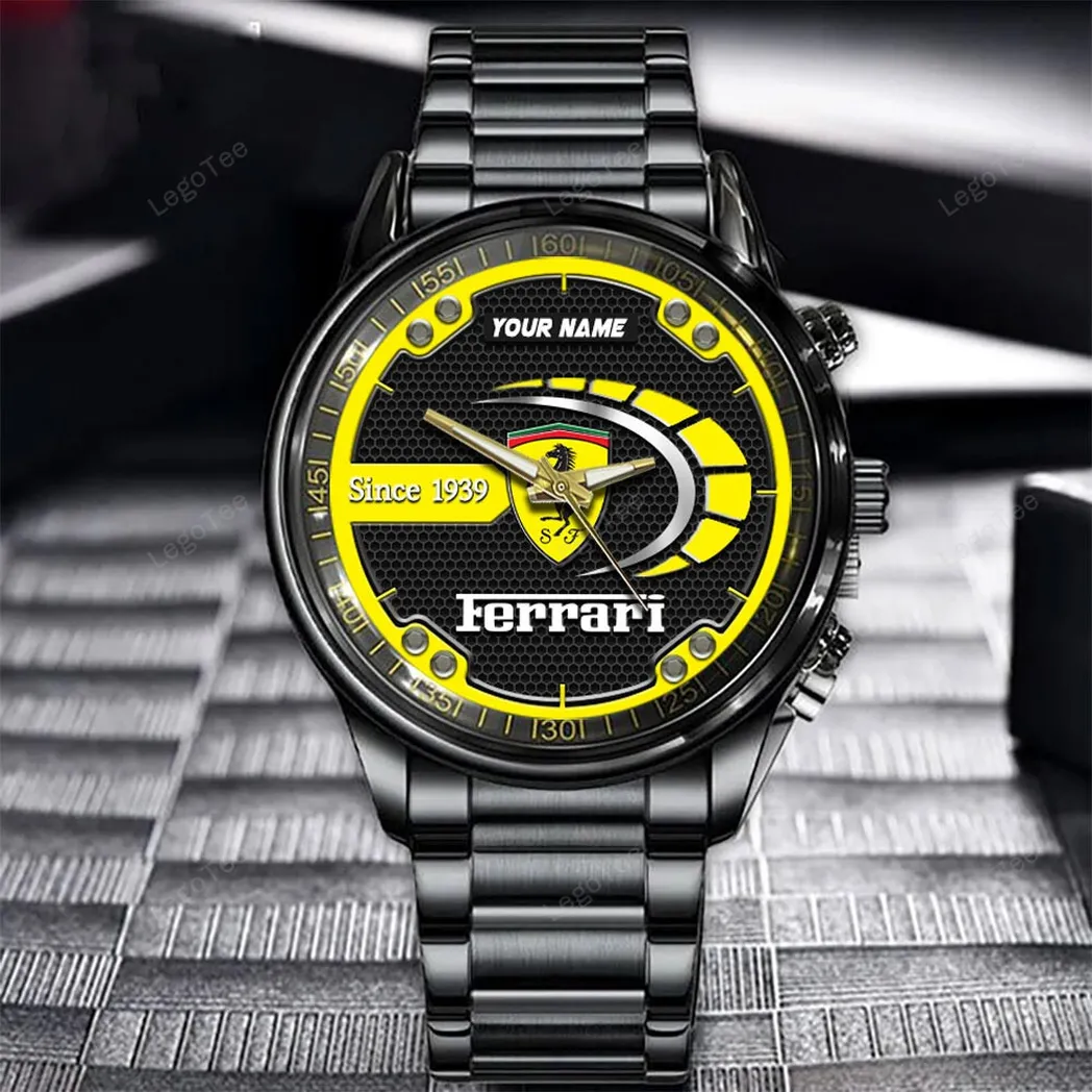 ferrari uhren edelstahl uhr fr ferrari fans geschenk fr papa car32803270250247