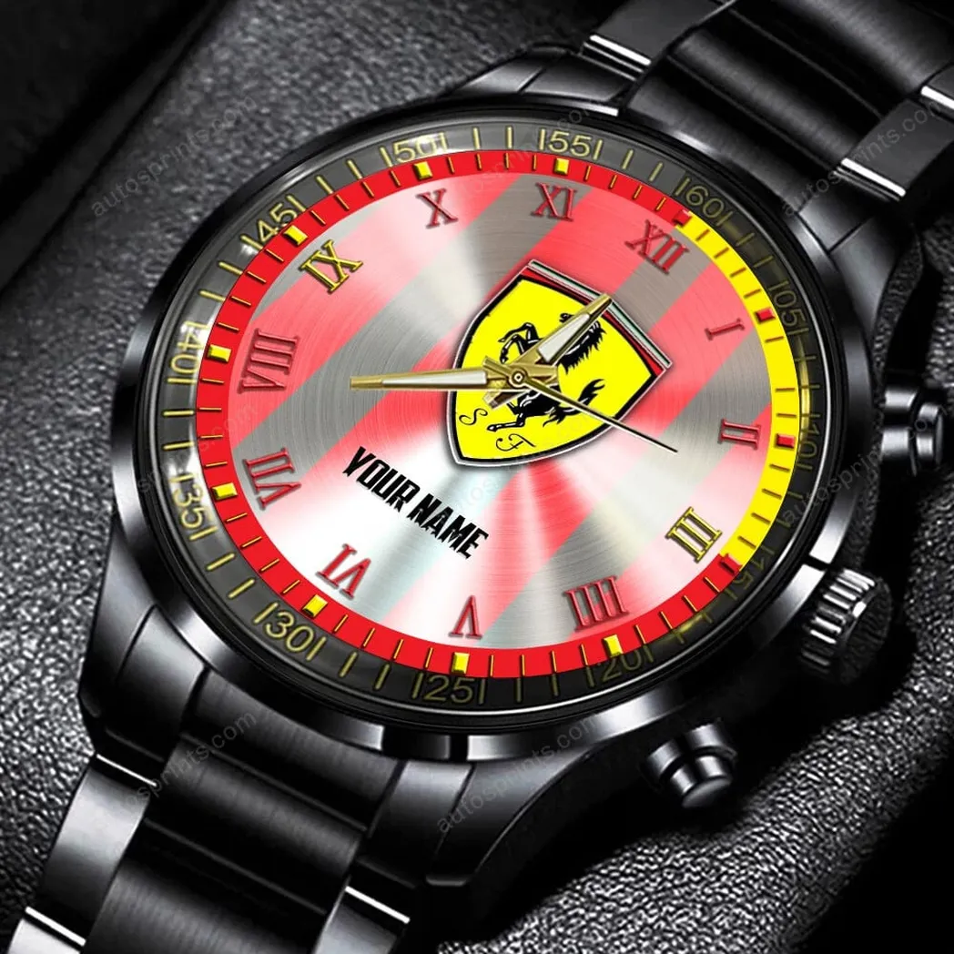 ferrari uhren edelstahl uhr fr ferrari fans geschenk fr papa car32803270250900 5jcgb