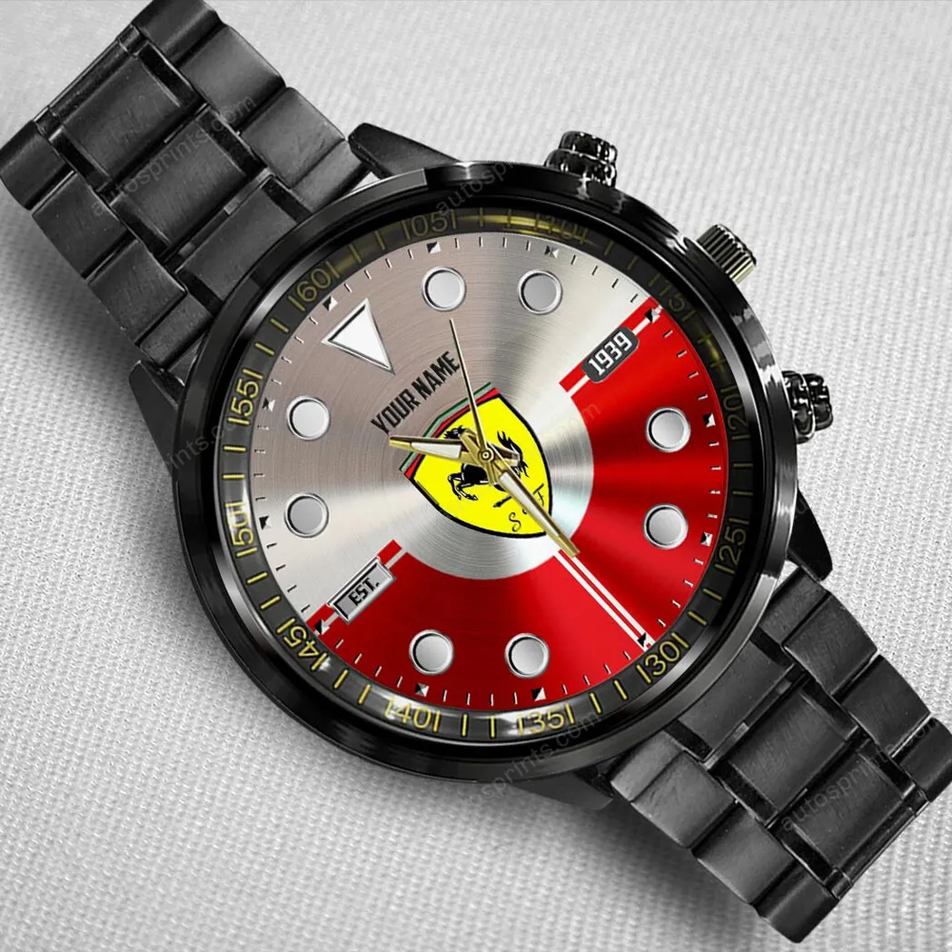 ferrari uhren edelstahl uhr fr ferrari fans geschenk fr papa car32803270251004 hvv11