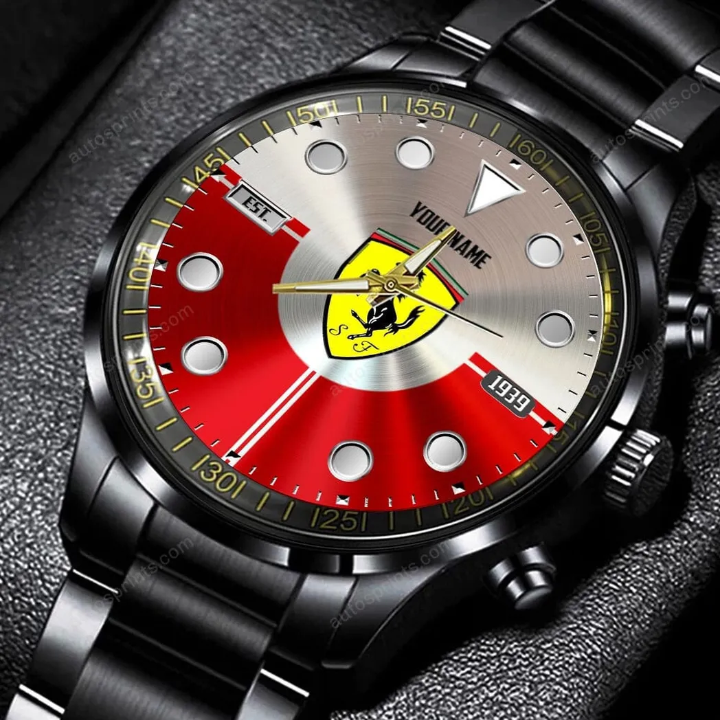 ferrari uhren edelstahl uhr fr ferrari fans geschenk fr papa car32803270251004 pguvo