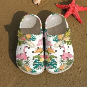 flamingo crocs classic clog floral flamingo n8ckb
