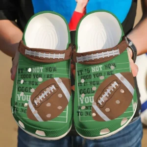 football how you wanna be crocs classic clogs 1yzs6