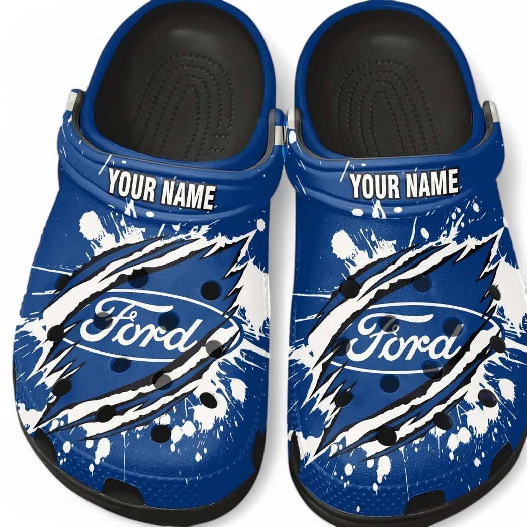 ford crocs gift for ford lovers gift for him husband boyfriend car5602192528 black bk7hq