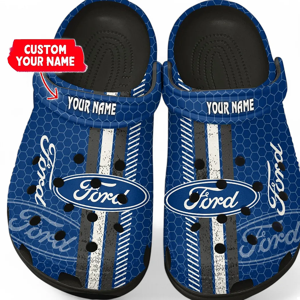 ford crocs shoes gift for ford lovers birthday gift for husband boyfriend car82022025593 black a5z17