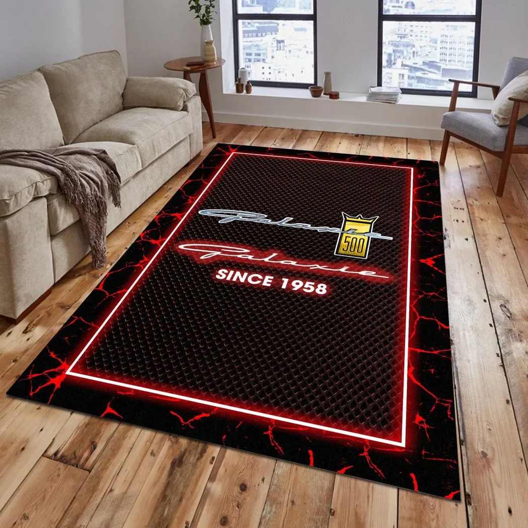 ford galaxie rug gift for ford galaxie lovers gift for him husband boyfriend car5202192524 red unrag