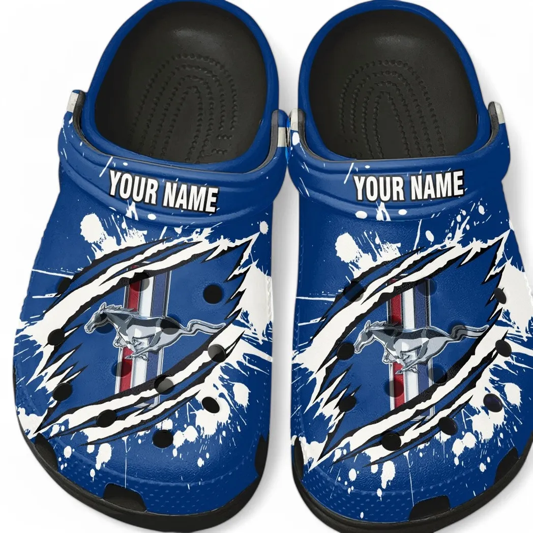 ford mustang crocs gift for ford mustang lovers gift for him husband boyfriend car5602192526 black d7h1w