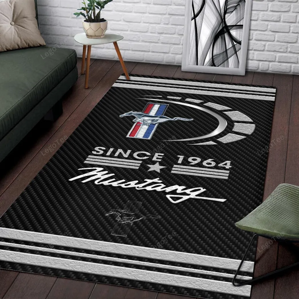 ford mustang rug gift for ford mustang lovers gift for him husband boyfriend car125021325566 r3t12
