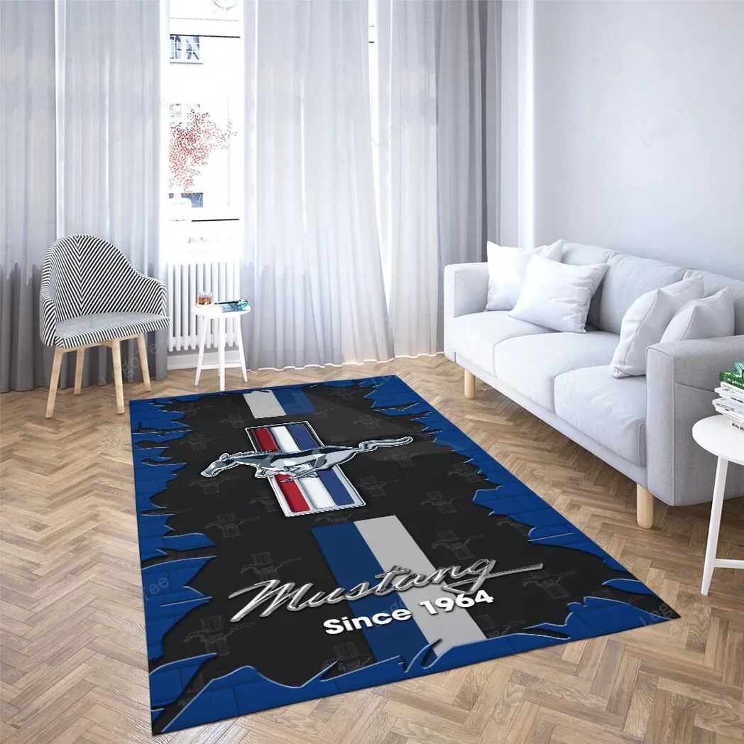 ford mustang rug gift for ford mustang lovers gift for him husband boyfriend car133021225729 mfskb