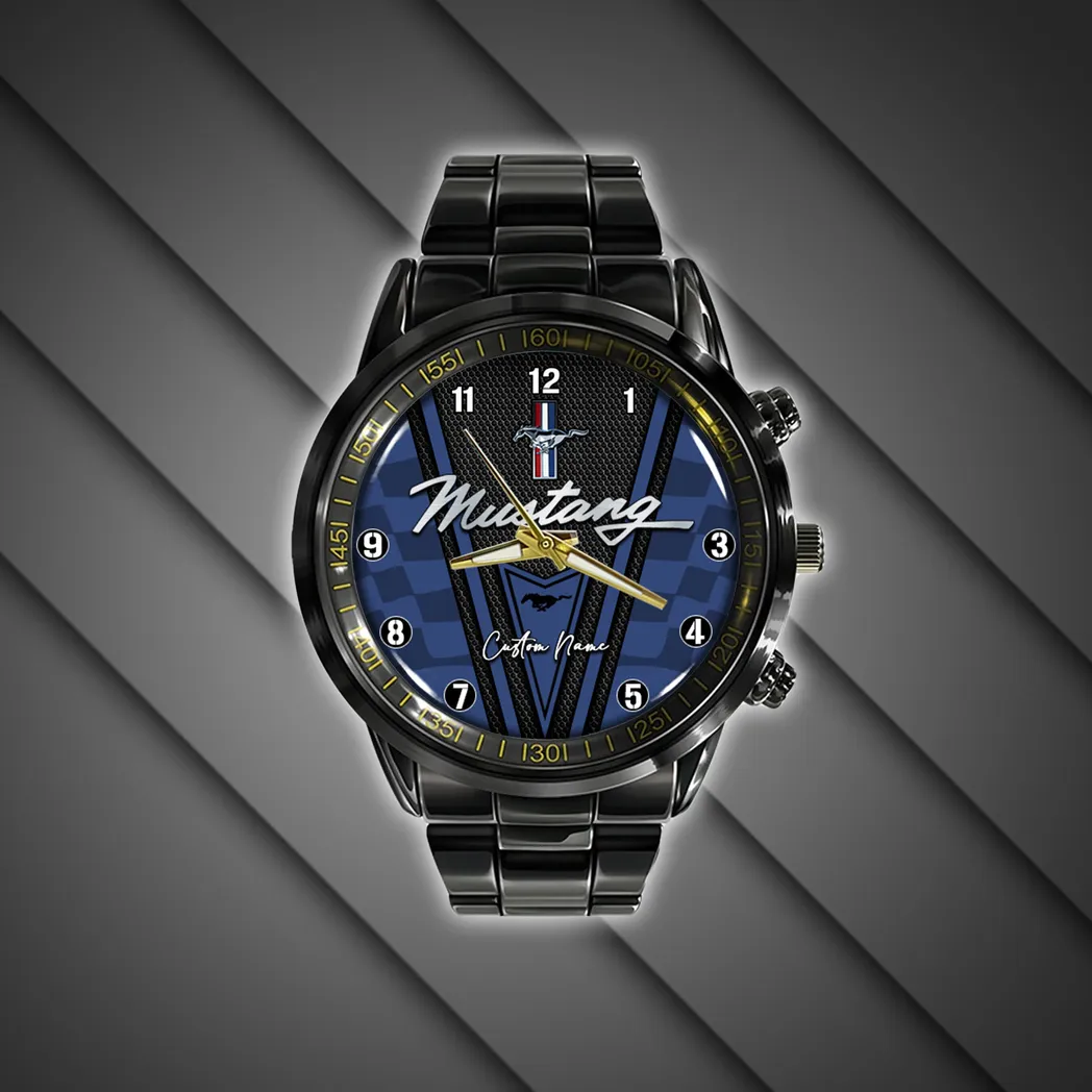 ford mustang uhren edelstahl uhr fr ford mustang fans geschenk fr papa car32803270250812 2myyf