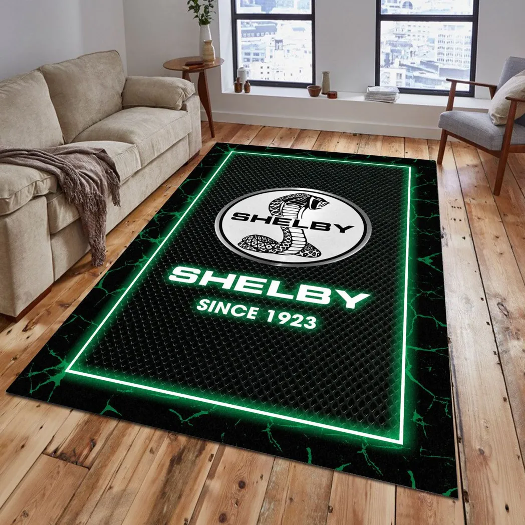 ford shelby rug gift for ford shelby lovers gift for him husband boyfriend car5202192526 green zu9qc