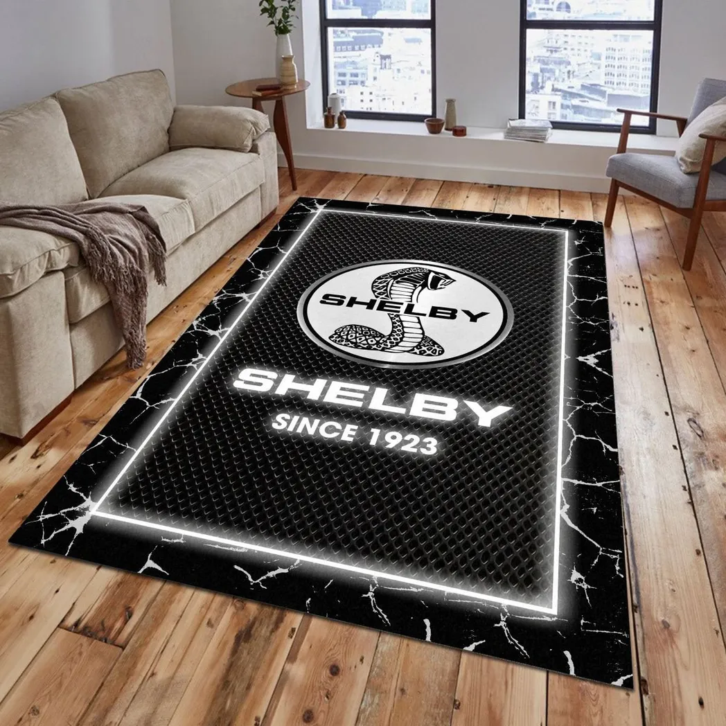ford shelby rug gift for ford shelby lovers gift for him husband boyfriend car5202192526 grey g8pa9