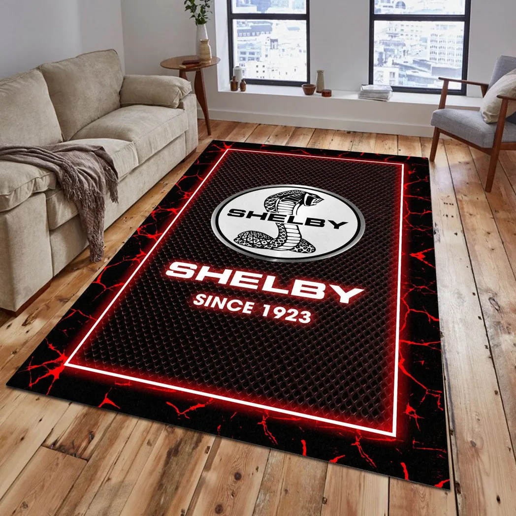 ford shelby rug gift for ford shelby lovers gift for him husband boyfriend car5202192526 red