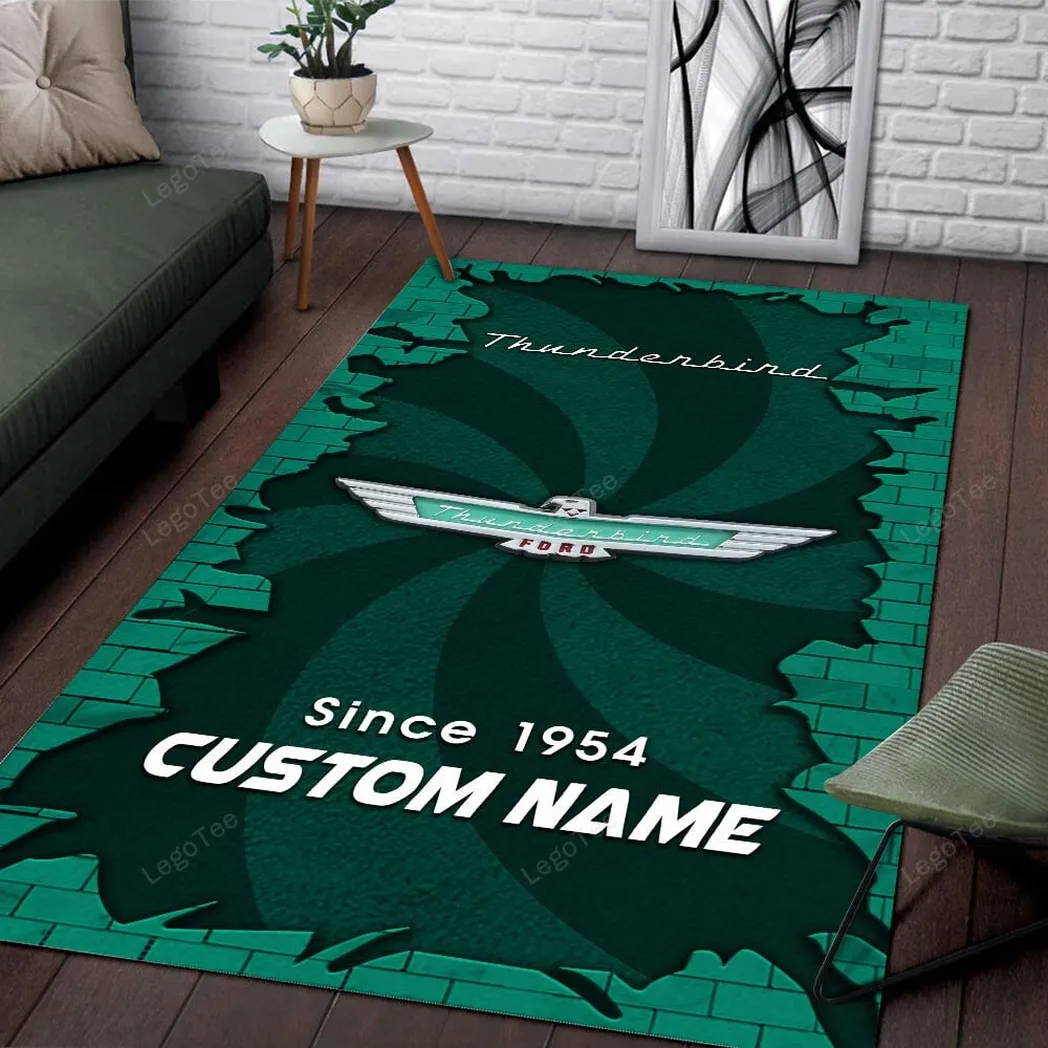 ford thunderbird rug gift for ford thunderbird lovers gift for him husband boyfriend car133021225675 kf4dy