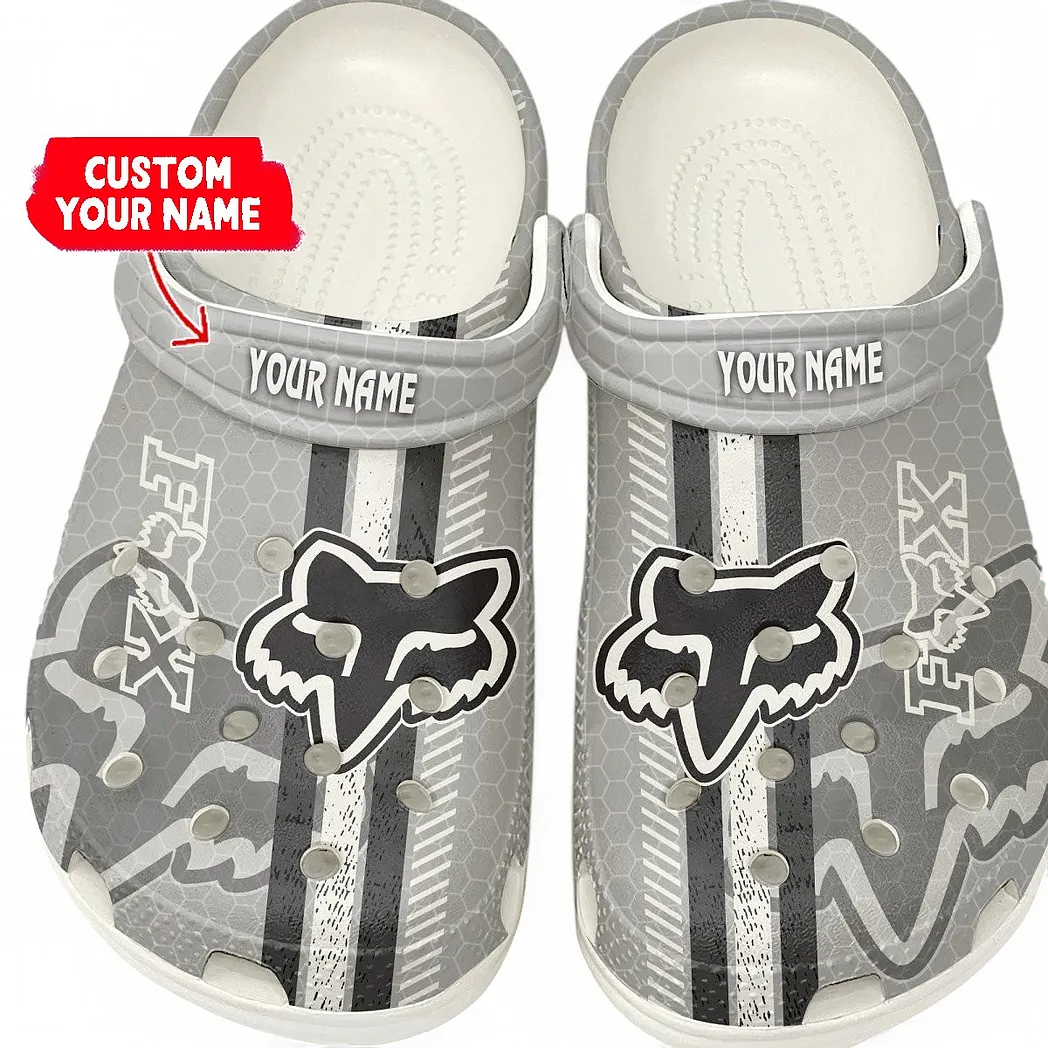 fox racing crocs shoes gift for fox racing lovers birthday gift for husband boyfriend car82022025594 white gbyhu