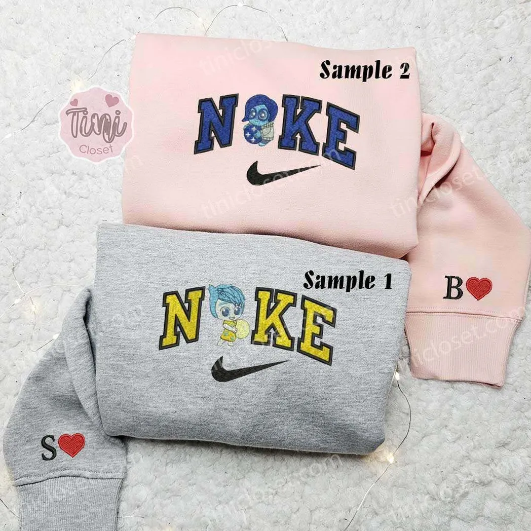 freude und wut mit memory orbs inside out x nike besticken hemd besticken sweatshirt modischer stil fr paare