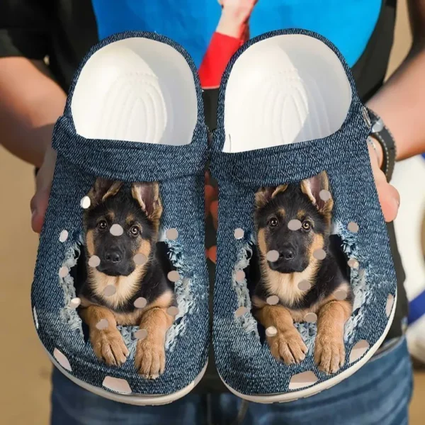 german shepherd baby crocs clog 53dun