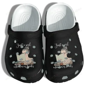 girl loves books crocs personalized crocs classic clogs lkg8x