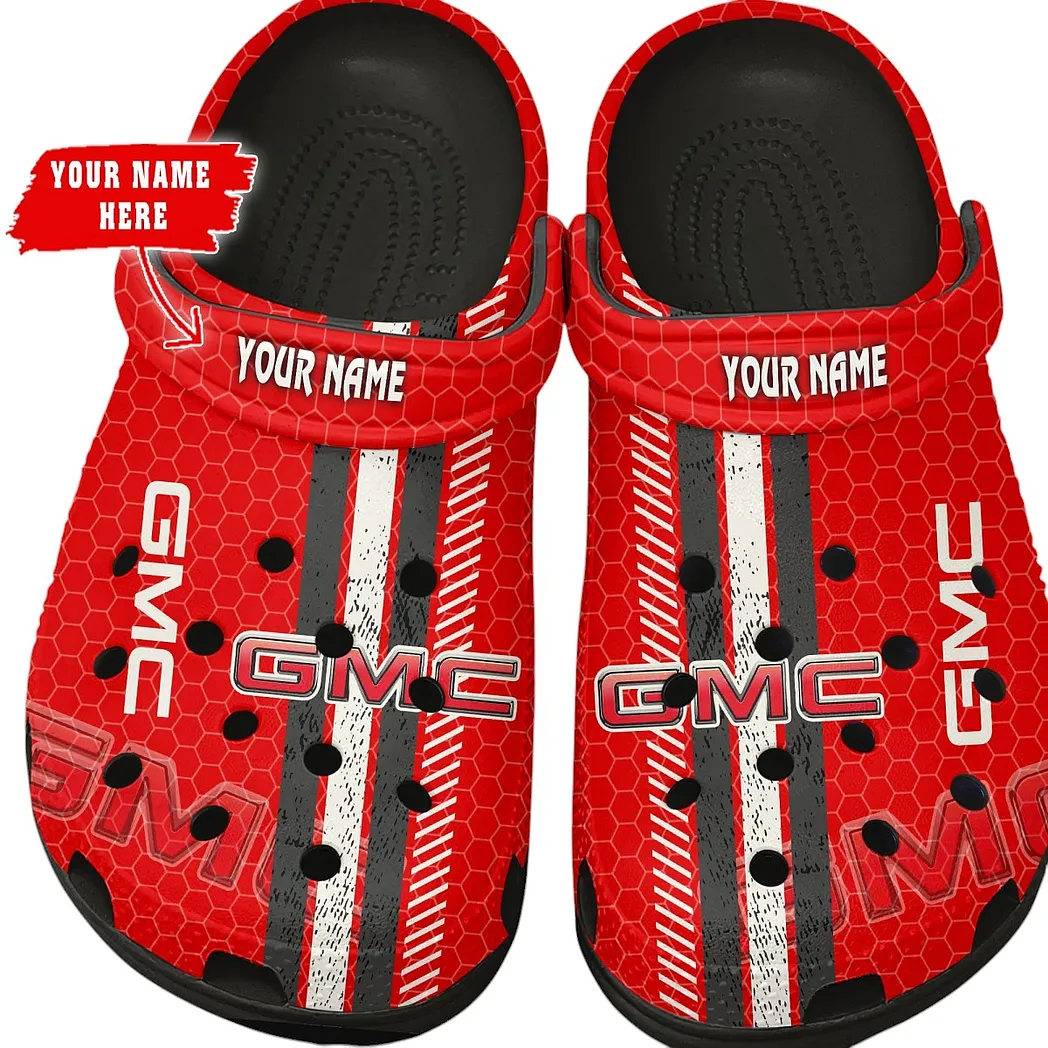gmc car crocs shoes gift for gmc car lovers birthday gift for husband boyfriend car82022025595 black bosd3