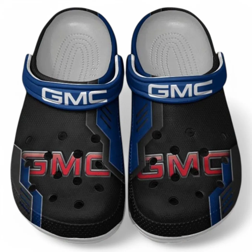 GMC Crocs Clogs Männer Frauen, Geschenk für GMC Fan CAR185031525287 - Blau