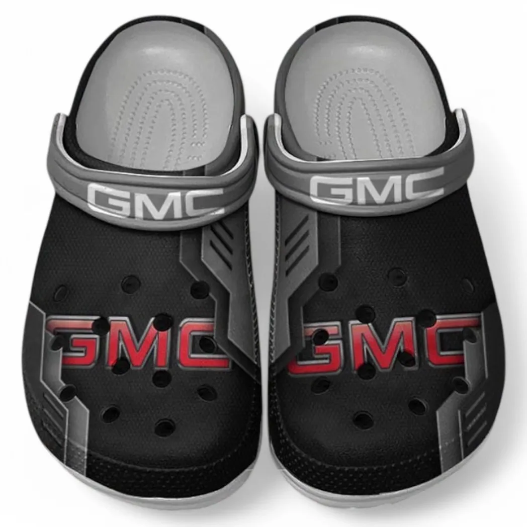 GMC Crocs Clogs Männer Frauen, Geschenk für GMC Fan CAR185031525287 - Grau