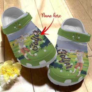 golf personalized golfer crocs classic clogs owr3h