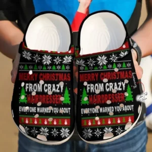 hairstylist personalized crazy hairdresser crocs classic clogs l36q1