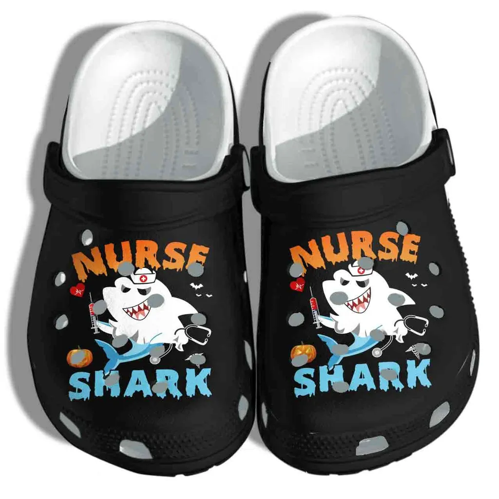 halloween nurse shark boo costume crocs crocband clogs ogwzv